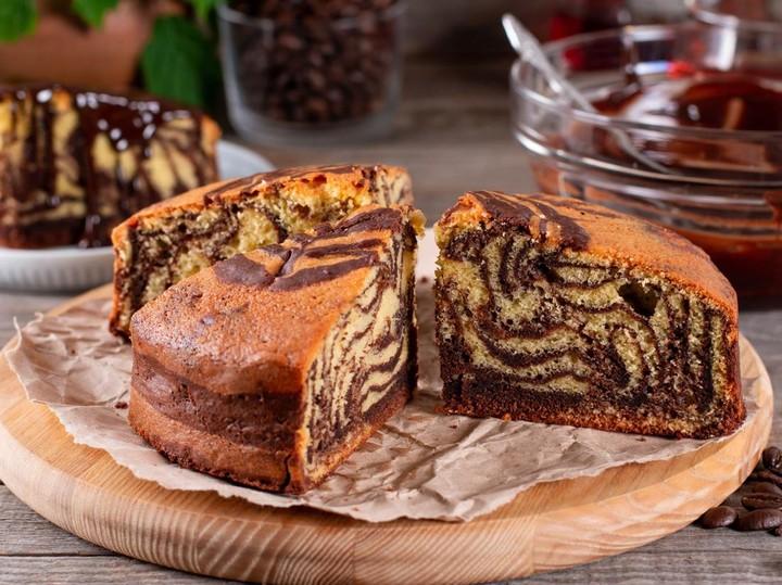 Bolu Marmer: Kue Klasik Lembut Dengan Motif Cantik