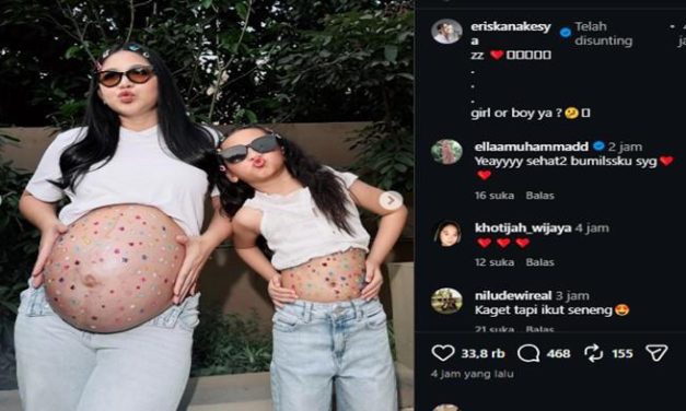 Dari Perceraian Ke Kebahagiaan Baru, Eriska Nakesya Hamil Lagi