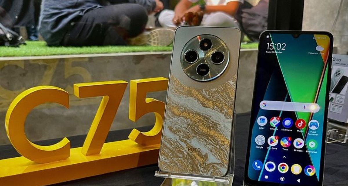 Bikin Melirik! POCO C75 Tawarkan Layar Besar Dan Kamera 50MP