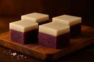 Bikin Nagih! Kue Talam Ungu, Dua Rasa Dalam Satu Gigitan