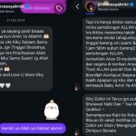 Kiky Saputri Amalkan Doa Syahrini Setelah Alami Keguguran